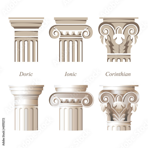 columns in different styles