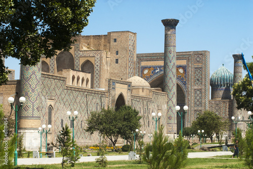 La médersa d'Oulough Beg et Cher-Dor Registan, Samarcande
