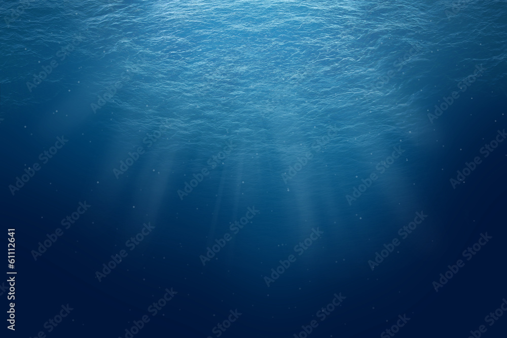Naklejka premium Unterwasser Ozean