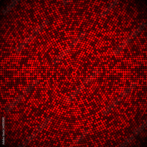 Abstract fractal background of shades of red