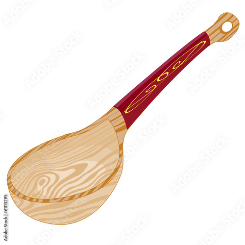 Illustration of the wooden spoon