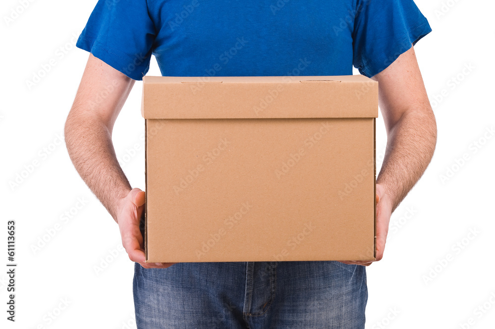Delivery man. Delivery man.