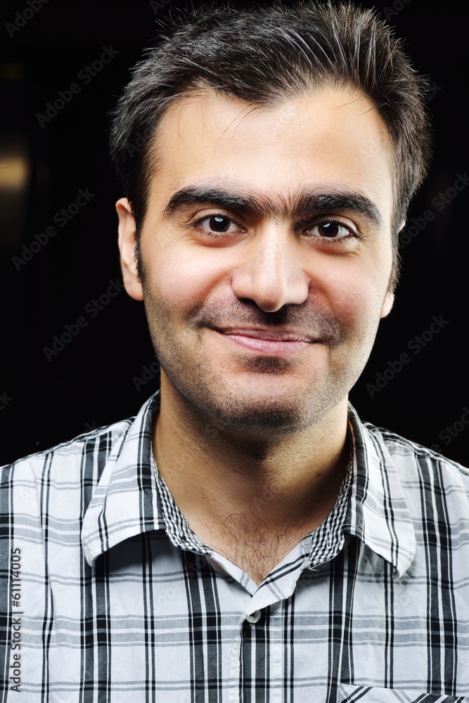 Fototapeta premium Middle eastern young man portrait