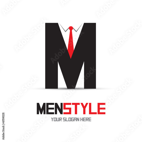 Men Style Letter M Logo