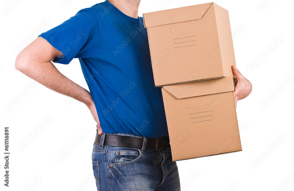 Delivery man. Delivery man.