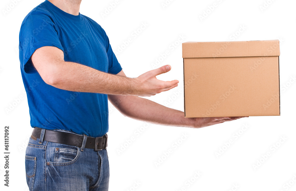 Delivery man. Delivery man.