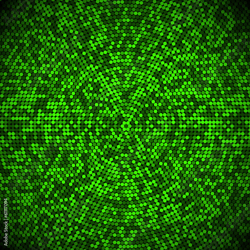 Abstract fractal background of shades of green