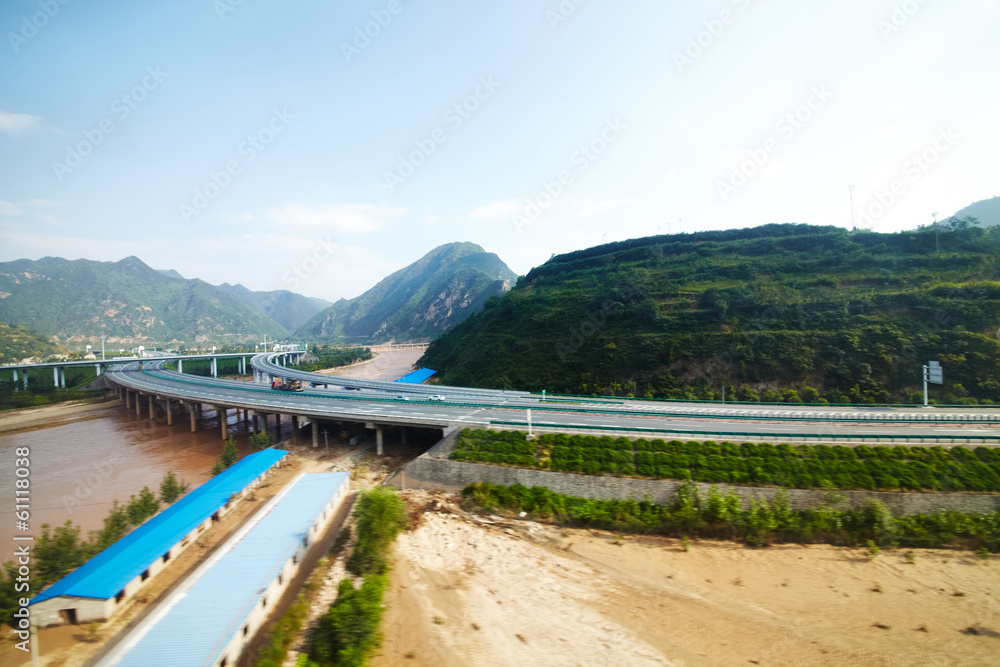 Fototapeta premium China outskirt view