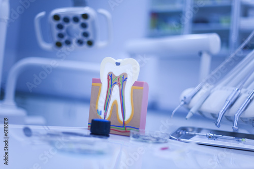 Print op canvas Dental equipment