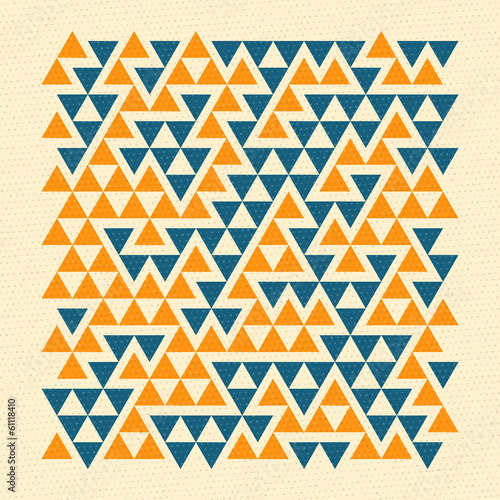 Geometric retro background