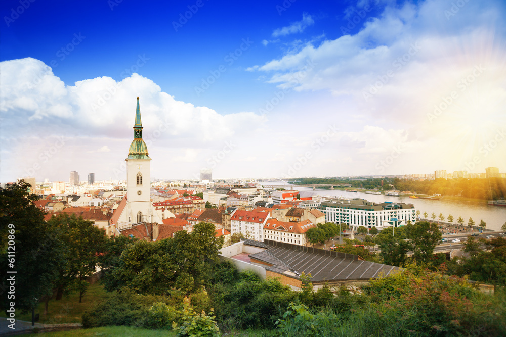 Panorama of Bratislava