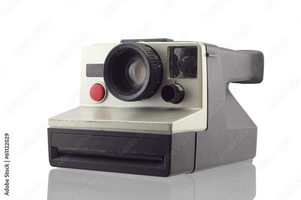 instant camera isolated on white background instant camera isolated on white background