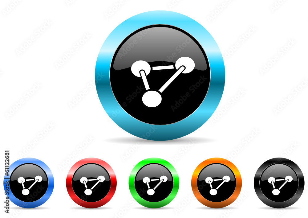 chemistry icon vector set chemistry icon vector set