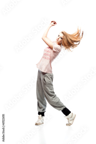girl hip-hop dancer