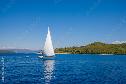 Yacht. Sailing. Yachting. Tourism