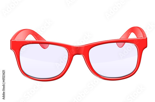 Brille Rot