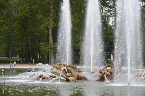 France, Enceladus Grove in the park of  Versailles Palace photo