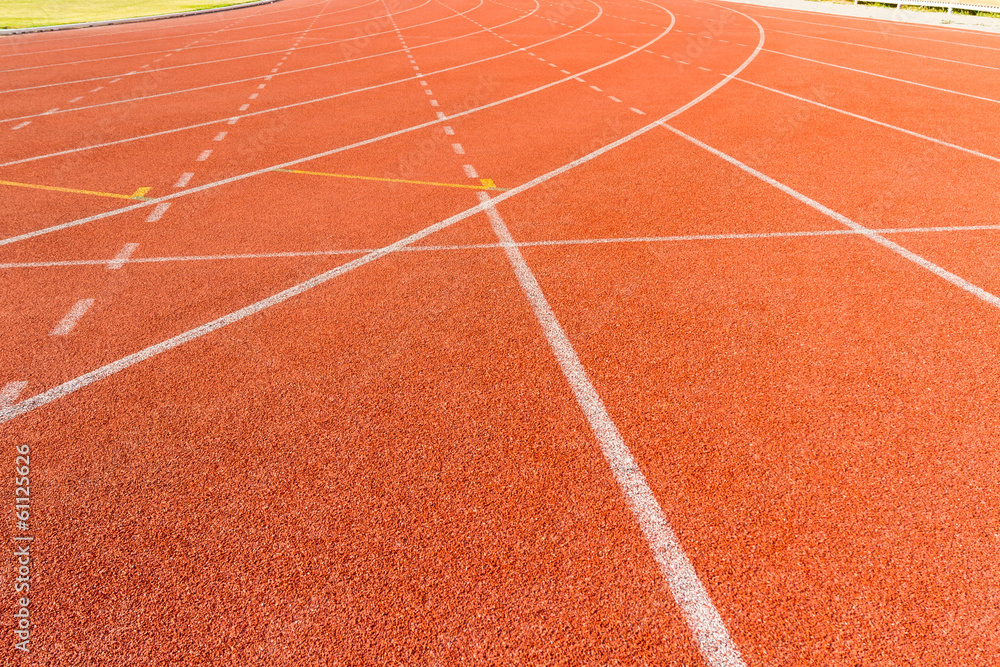 Arena sport lanes of running track. Arena sport lanes of running track.