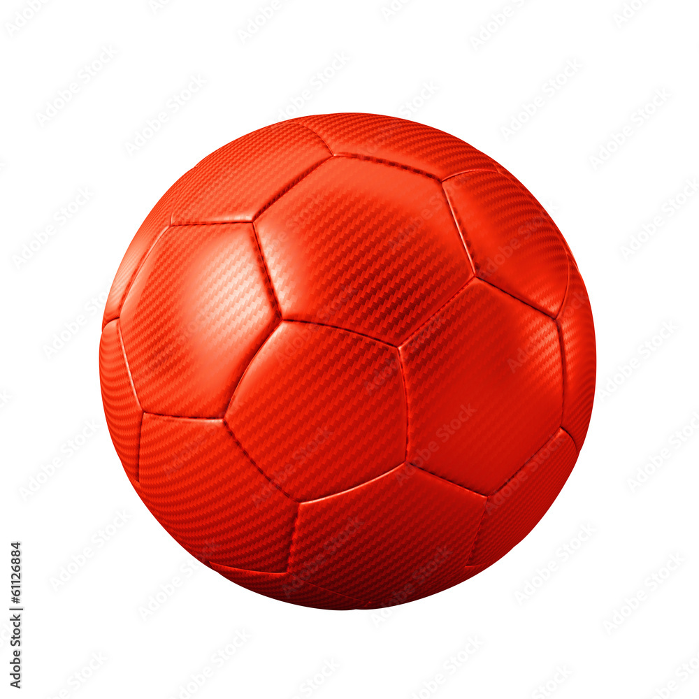 3D red classic soccer ball isolated - sports - game - worldcup 3D red classic soccer ball isolated - sports - game - worldcup