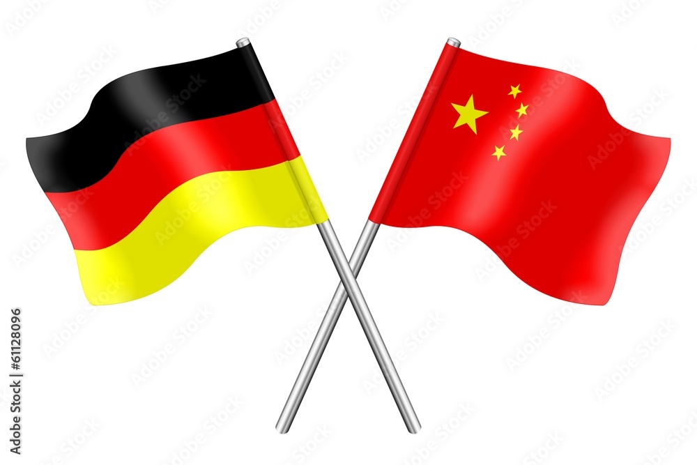 Flags: Germany and China