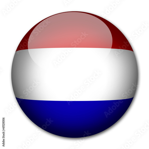 Niederlande, Flagge, Button