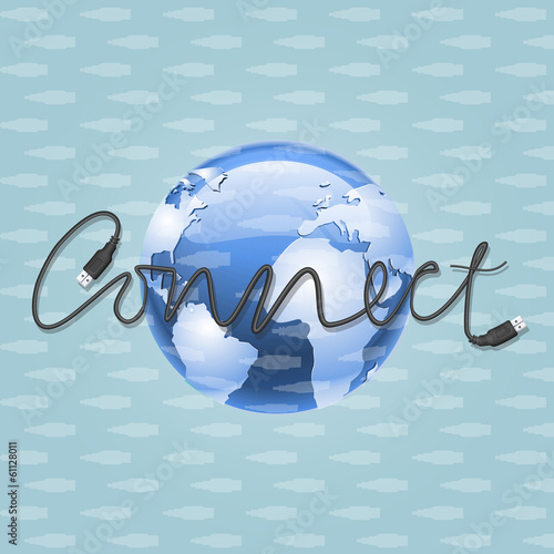 world connect photo