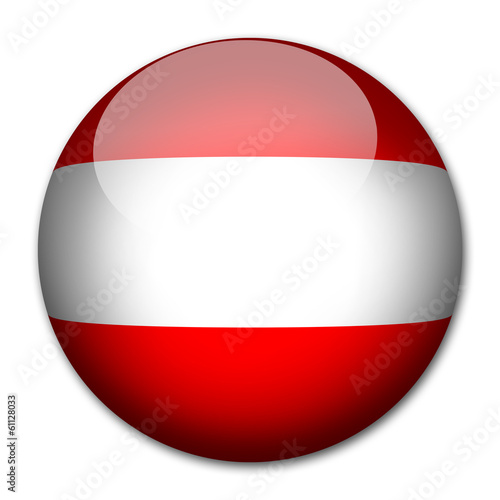 Österreich Flagge Button