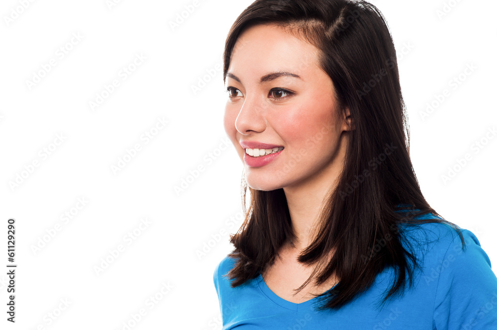 Attractive pretty young female model