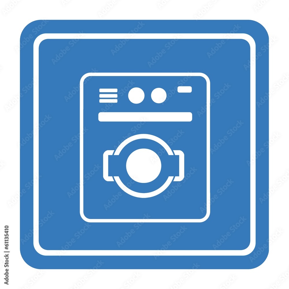 Machine à laver le linge dans un panneau Machine à laver le linge dans un panneau
