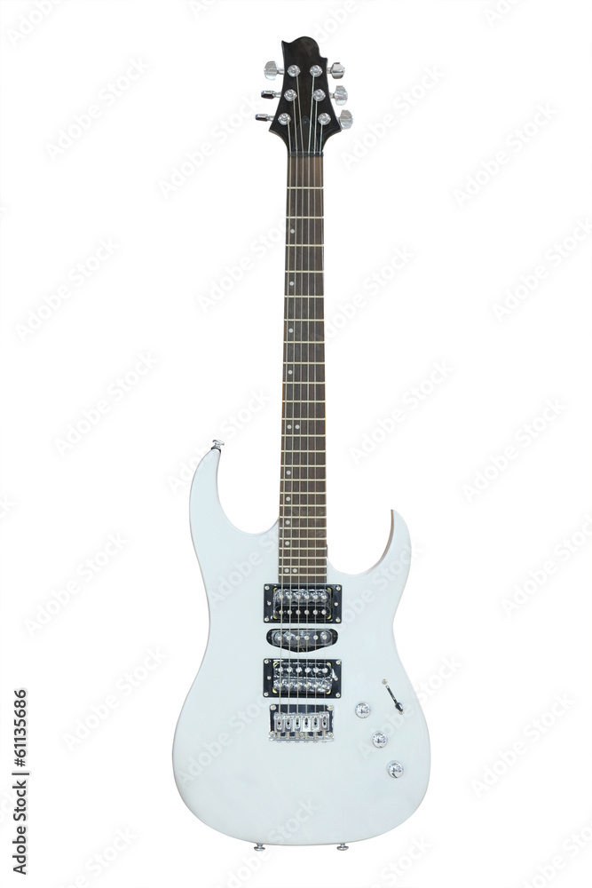 Naklejka premium The image of an electric guitar
