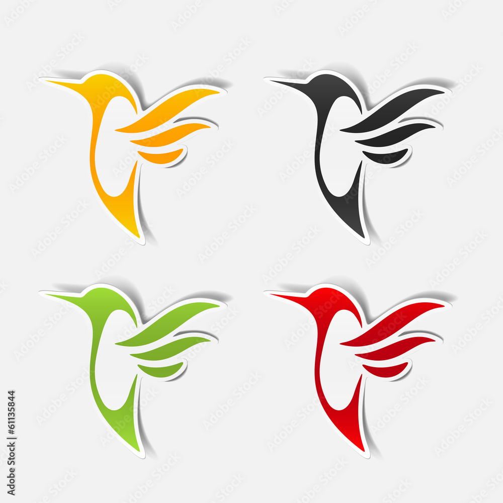 Fototapeta premium hummingbird sticker