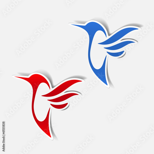 hummingbird sticker