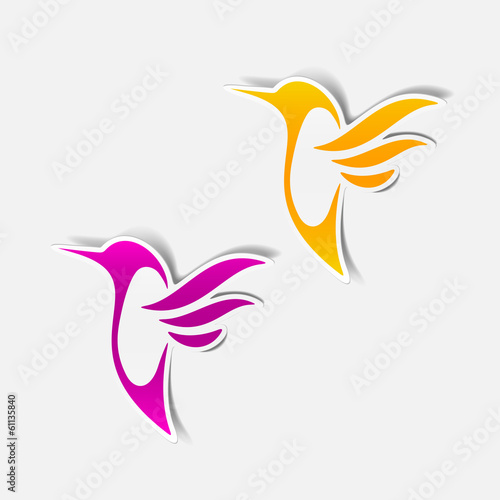hummingbird sticker