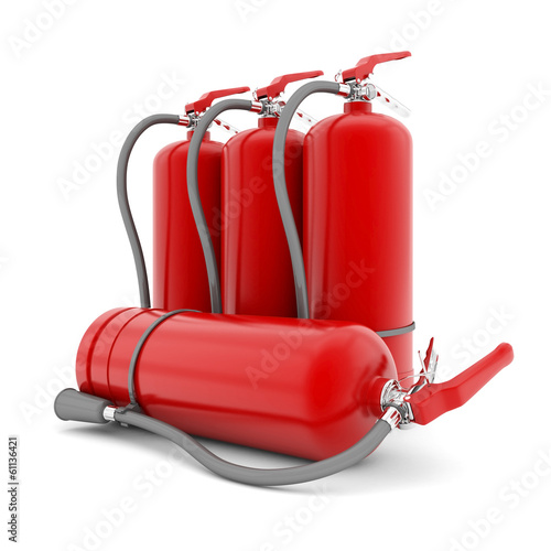 red fire extinguisher