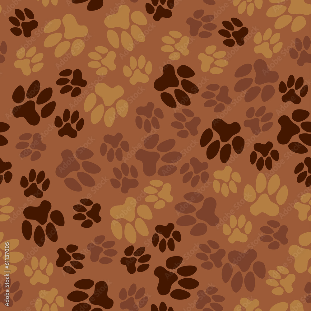 seamless pattern, animal footprints seamless pattern, animal footprints