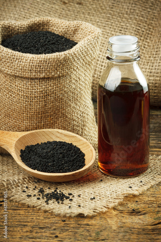 Nigella sativa oil photo