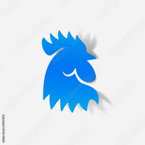 realistic design element: cock