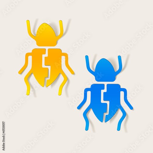 realistic design element: beetle