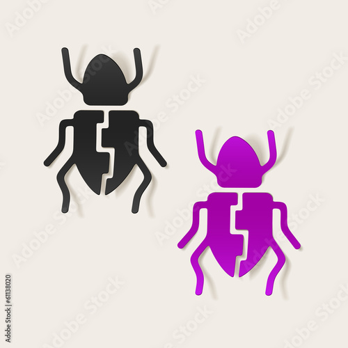 realistic design element: beetle