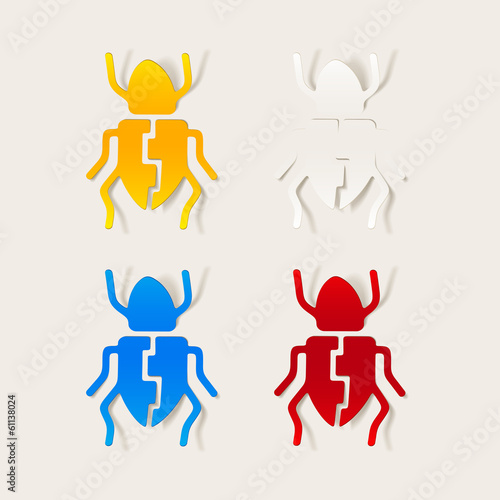 realistic design element: beetle