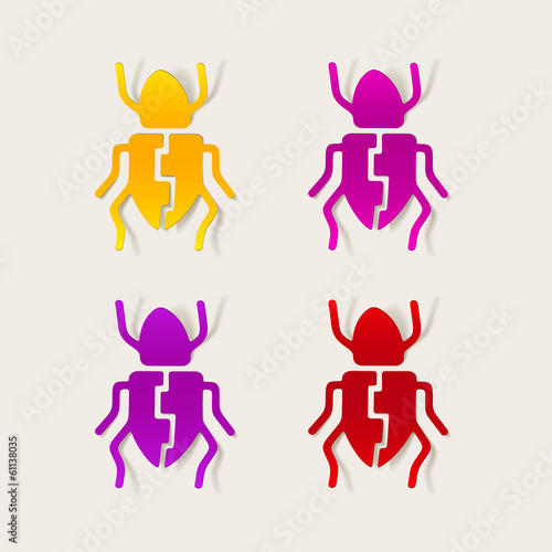 realistic design element: beetle