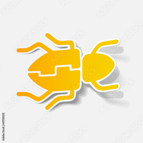 realistic design element: beetle