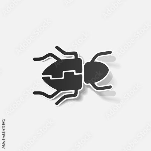 realistic design element: beetle
