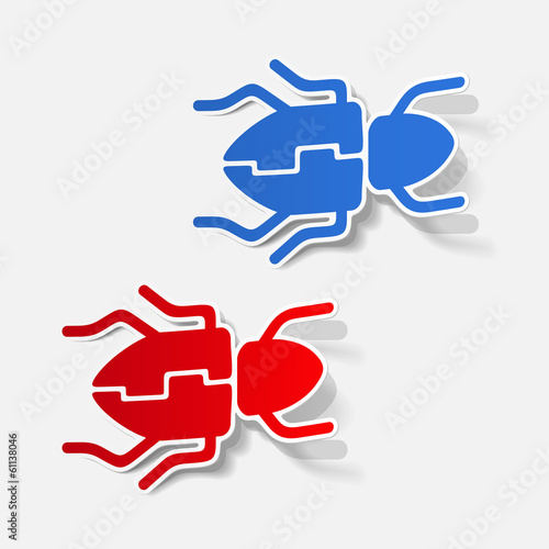 realistic design element: beetle