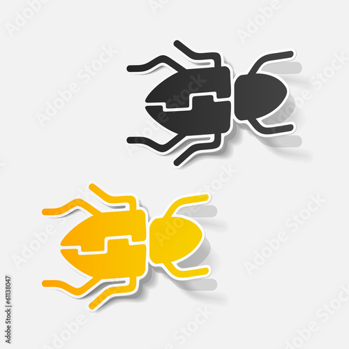 realistic design element: beetle
