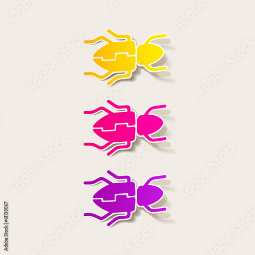 realistic design element: beetle