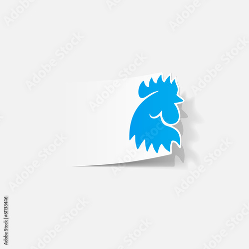 realistic design element: cock