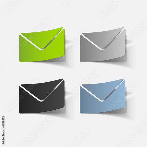 realistic design element: newsletter