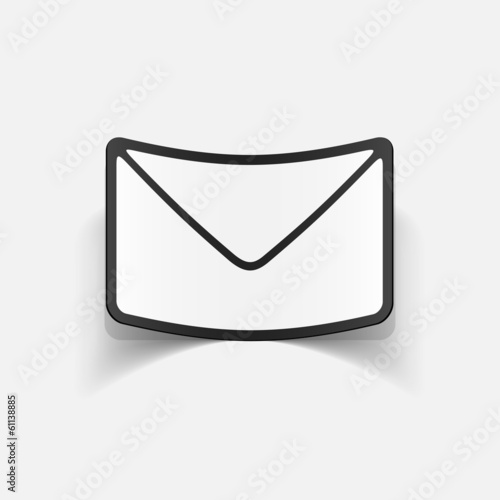 realistic design element: newsletter