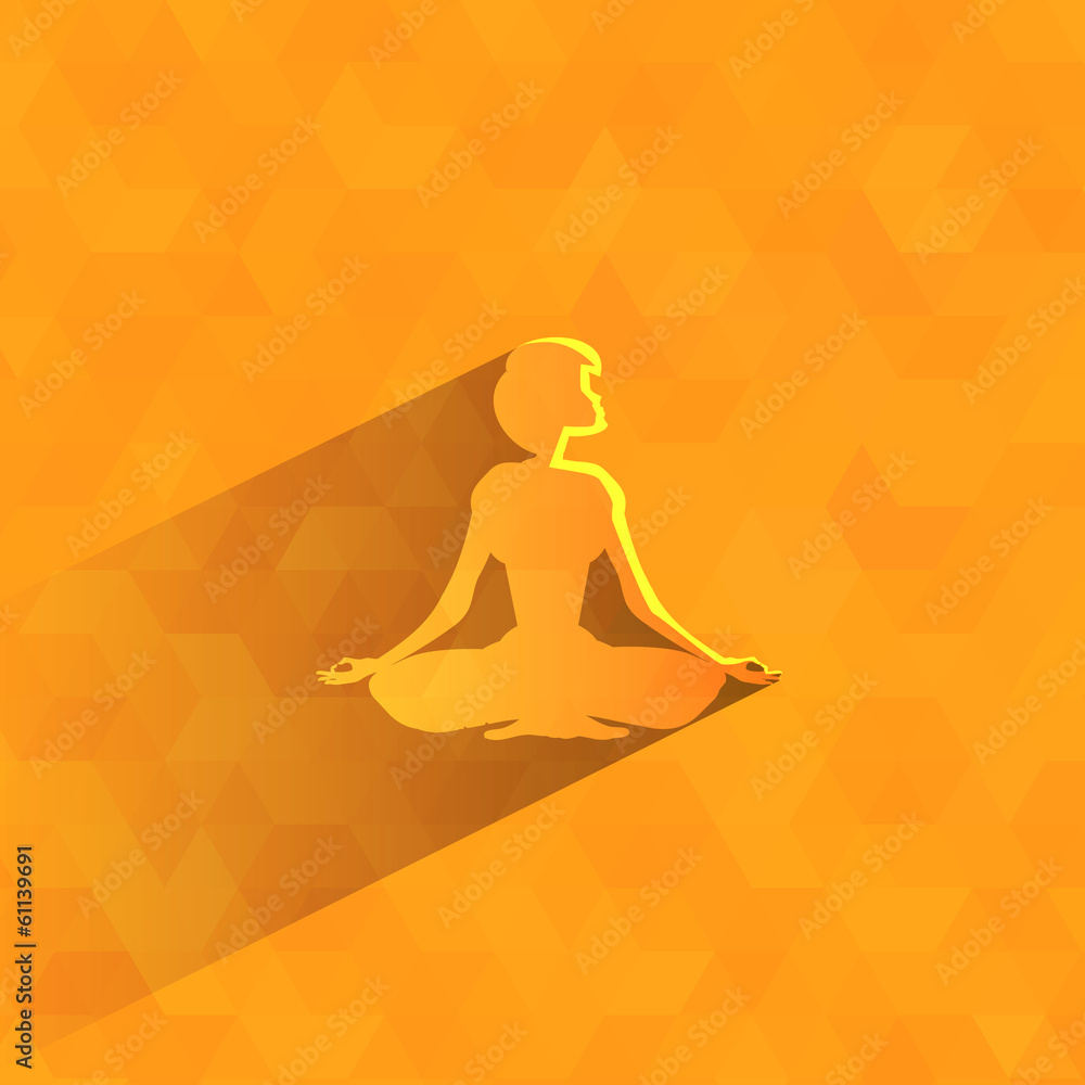 Obraz premium Yoga. Vector format